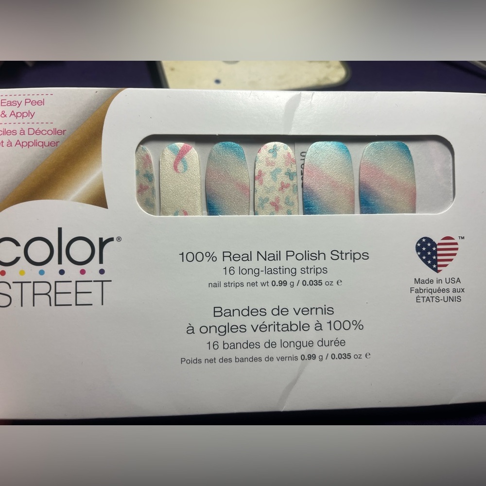 Never Forgotten Color Street nail strips
